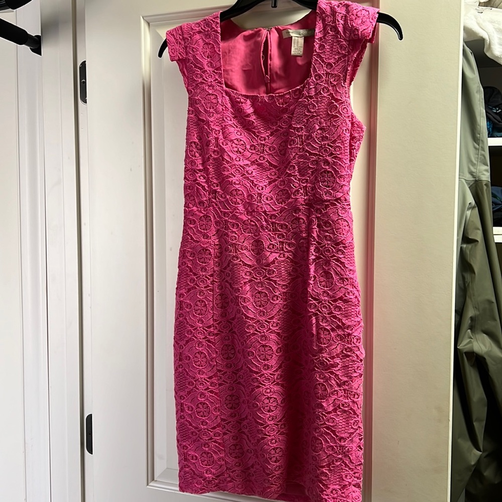 Pink sleeveless dress